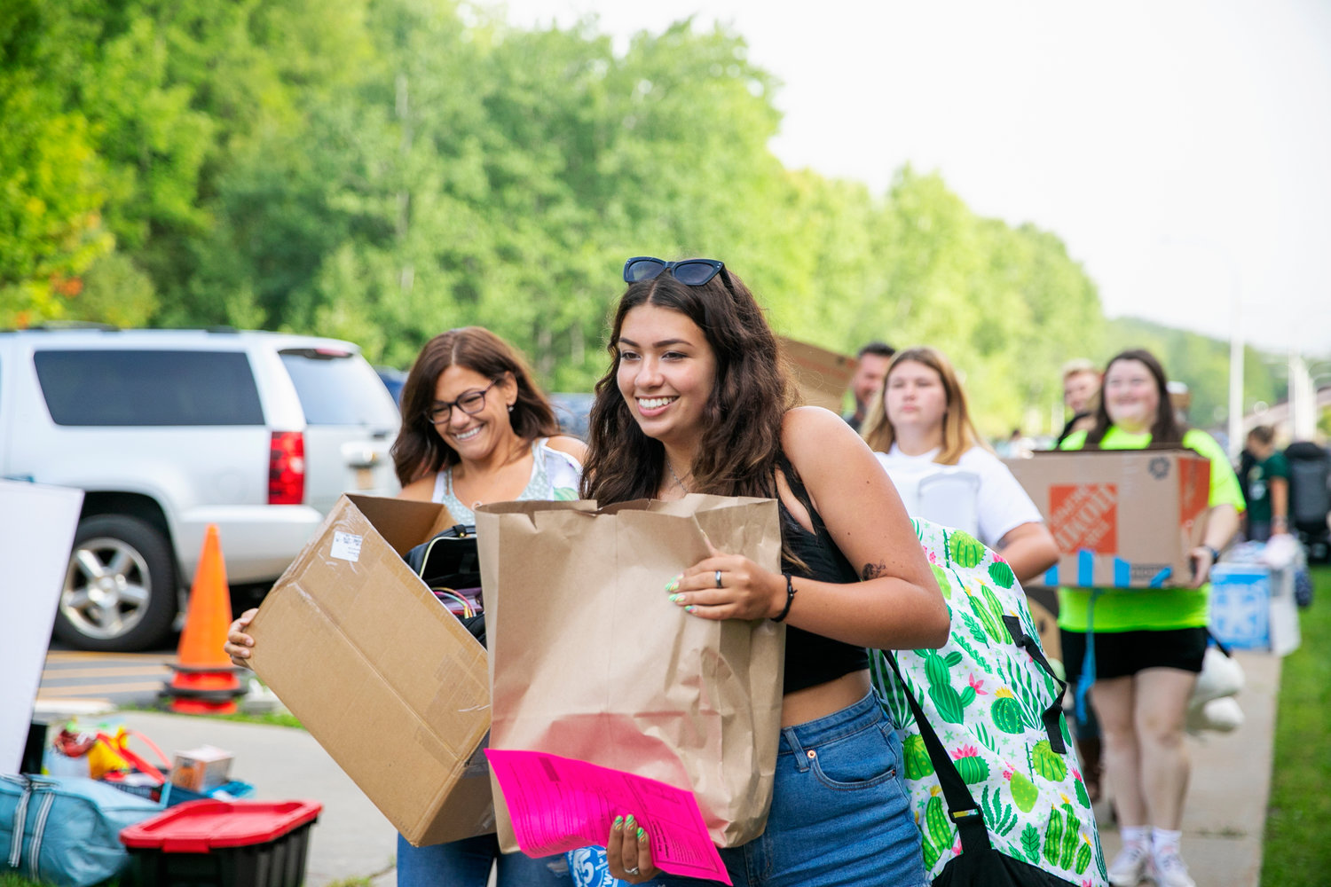The SUNY Delhi campus welcomes roughly 900 new residential and commuting students this fall. Additionally, over 200 new students will be studying online, bringing the total of the incoming cohort to over 1,100 students.